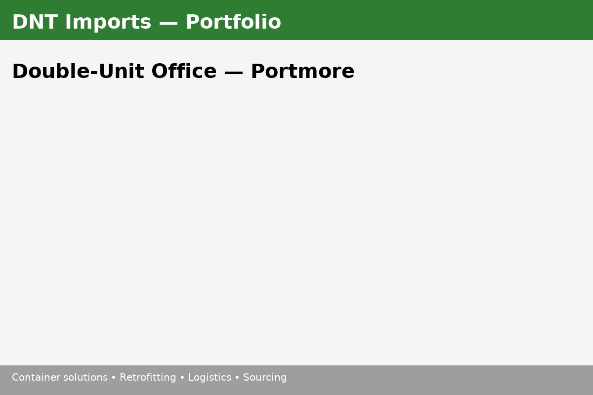 Double‑Unit Office — Portmore