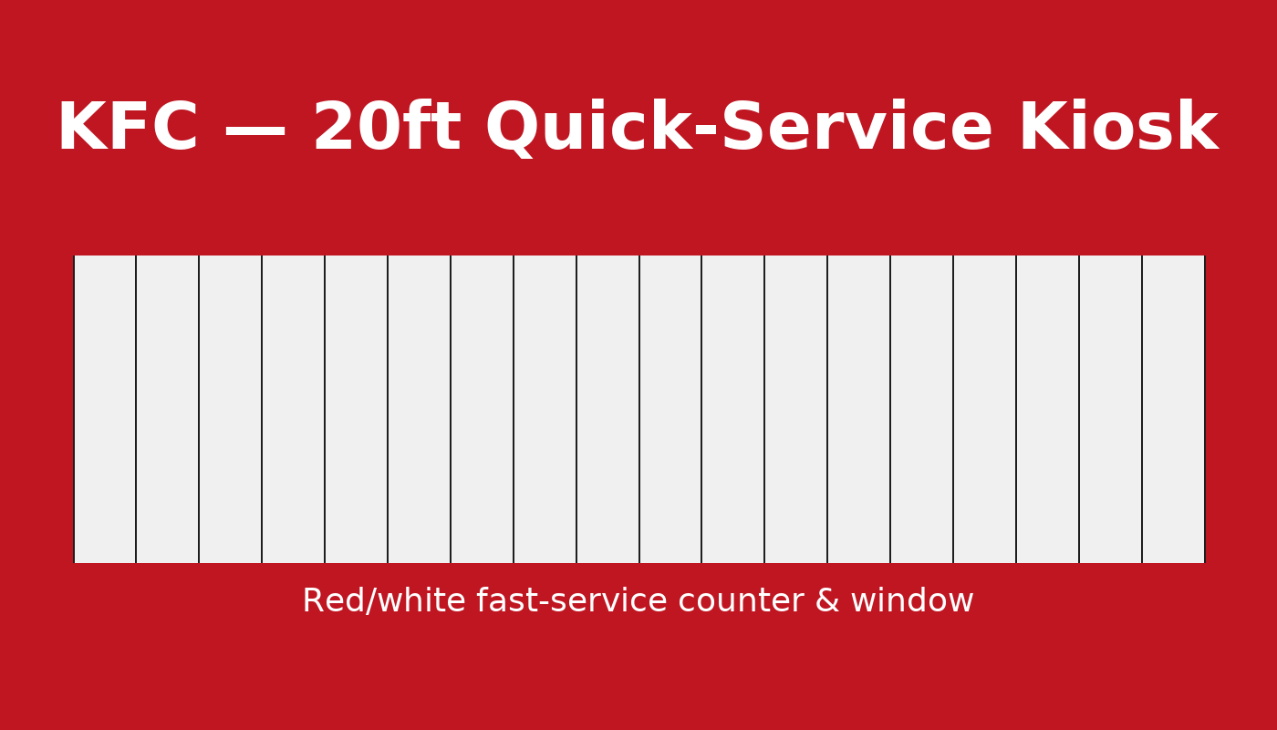 KFC container mockup